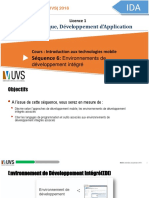 DWMG1142 - Séquence 6 - Environnements de Développement Intégré Pour Le Mobile