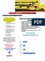 Actividades 9 Al13 de Noviembre de 2020