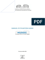 Hudoc Manual Fra