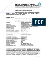 Acta de Recepción de Servicio (1) Parque Natural
