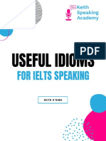 Useful Idioms For IELTS Speaking