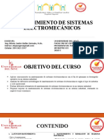 Mantenimiento de Sistemas Electromecánicos