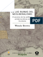 Wendy Brown - En Las Ruinas Del Neoliberalismo