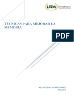 TECNICAS DE MEMORIZACION