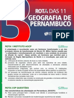 ROTA DAS 11 ROTA 3 PMPE GEOGRAFIA DE PE