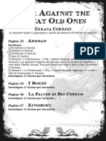 (UFFICIALE) Errata Corrige Four Against The Great Old Ones