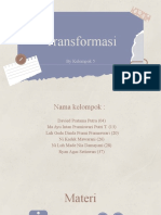 TRANSFORMASI MATEMATIKA