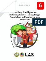 Araling Panlipunan: Pamahalaan Sa Panahon NG Mga Amerikano