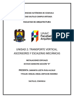 Unidad 2 Transporte Vertical