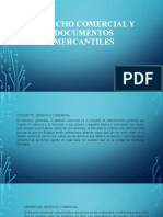 Derecho Comercial y Documentos Mercantiles