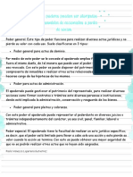 Tipos de Poderes Pueden Ser Otorgados Por La Asmblea de Accionistas o Junta de Socios.