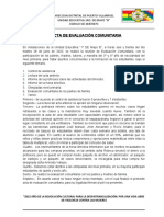 Actas de Evaluacion Comunitaria 2022