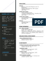 Karen Joy Gal Resume