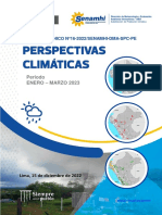 Pronóstico climático enero-marzo 2023: lluvias por encima de lo normal en la sierra y selva central