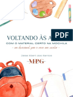 Voltando Às Aulas: - Um Devocional para o Novo Ano Escolar