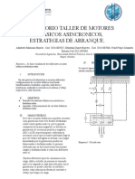 Laboratorio Taller de Motores Trifasicos Asincronicos, Estrategias de Arranque