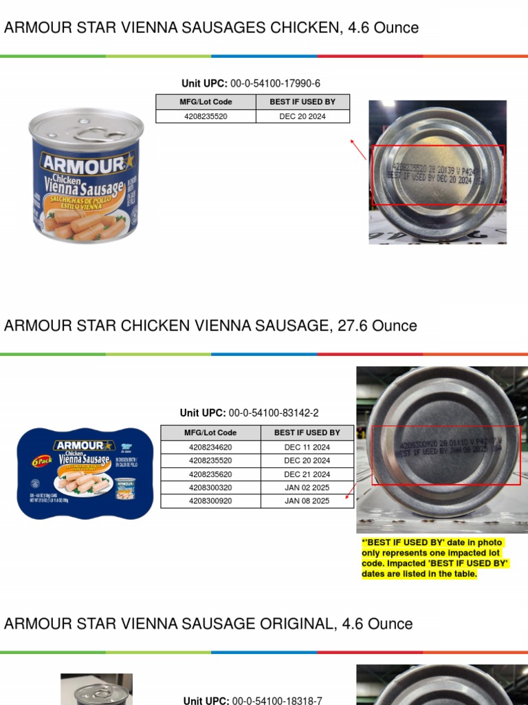 Recall Labels 003 2023 PDF Sausage Food And Drink Preparation