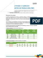 Plan Maestro de Producción para Termos La Norteña