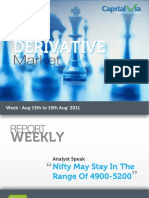 Stock Futures and Option Reports for the Week (16-20th August '11)