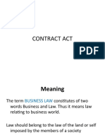 CH 1 - Contract Act