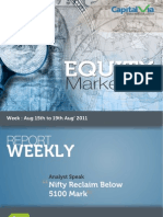 Stock Market Reports for the Week (16-20th August '11)