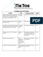 Attendance Sheet - Tictoc