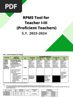 PMES 2024-2025 Template | PDF | Learning | Pedagogy