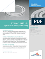 Data Sheet - Tygon® 2475 I B High Purity Pressure Tubing