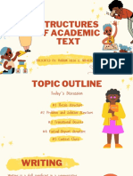 Structures of Academic Text