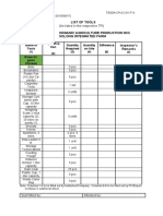 TESDA-OP-CO-01-F14 - List of Tools