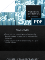 Week 1 Probability Distribution