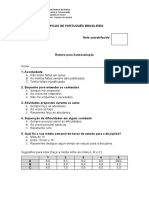 UFPEL Centro Letras autoavaliação Português Brasileiro