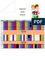 Horario de Clases Con Juegos