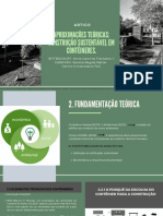 Aproximações Teóricas Construção Sustentável em Contêineres.