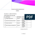 Checklist Supervisi Kewenangan Arkan