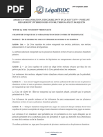 Code Pénal de la RDC (1940-2023) | PDF