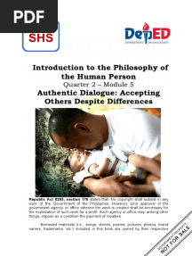 Module 5. Accepting Others Despite The Differences