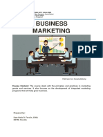 Prelim Module For Business Marketing
