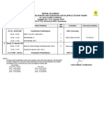 JADWAL PELAJARAN SMK3