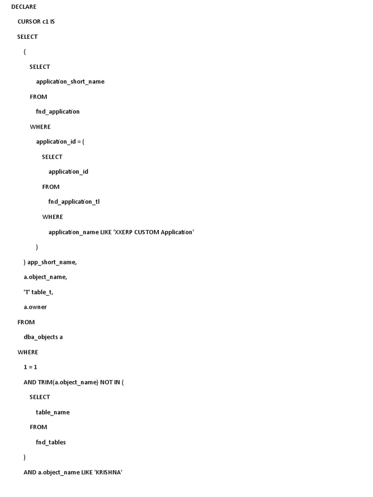 Cursor for table registration in oracle apps r12 pdf