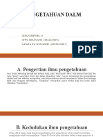 Ilmu Pngetahuan Dalm Islam KLP - 6