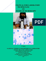 Standard Manual For Laboratory Technicians On Sputum Smear Micros