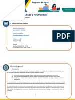 Programa de Laboratorio Maquinas Hidraulicas y Neumaticas Seccion 1 y 2 2023