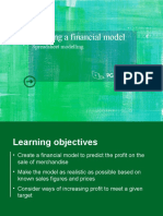 Spreadsheet Modelling L2 Creating A Financial Model