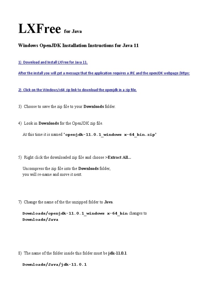 Install Java 11 On Windows