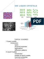 QuasiCrystals and Liquid Crystals: Structures and Properties