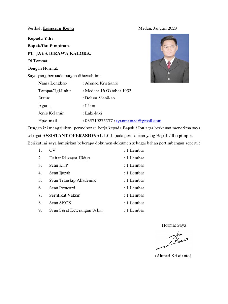 Pt. Jaya Birawa Kaloka | PDF
