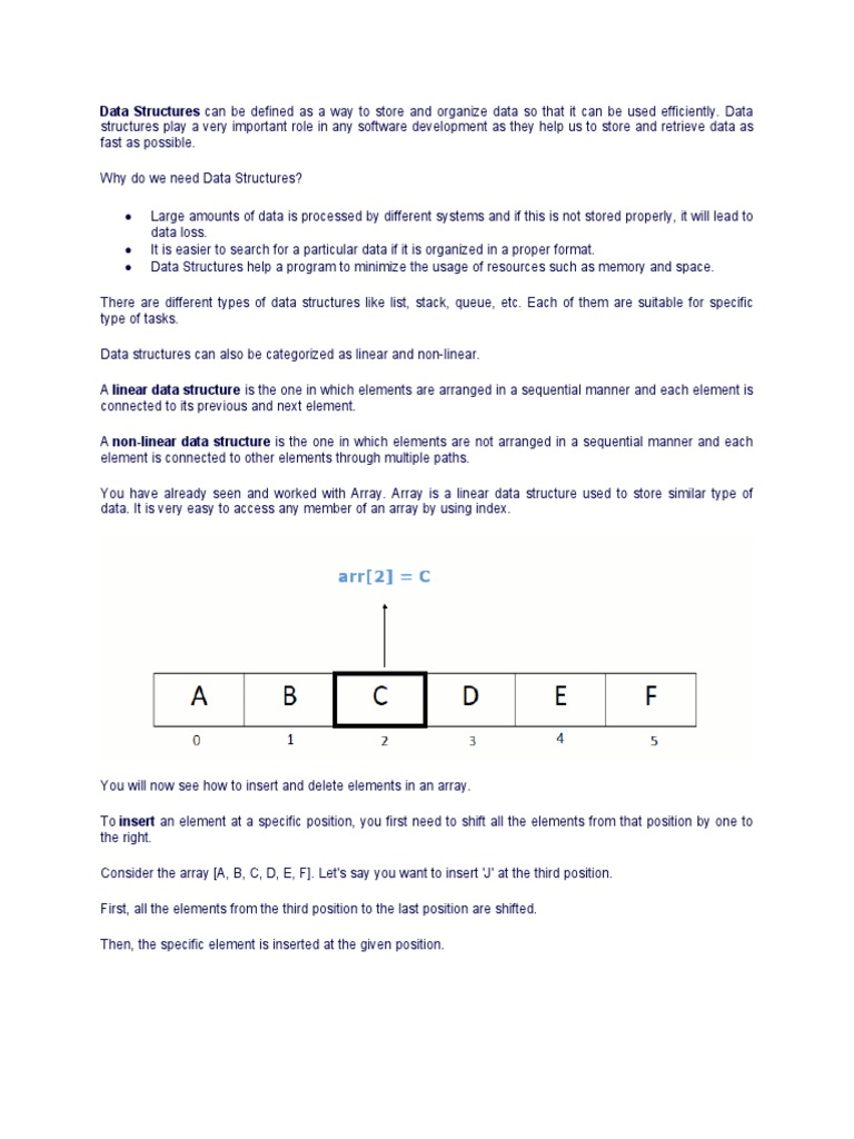 Data Structures | PDF | Data Structure | String (Computer Science)