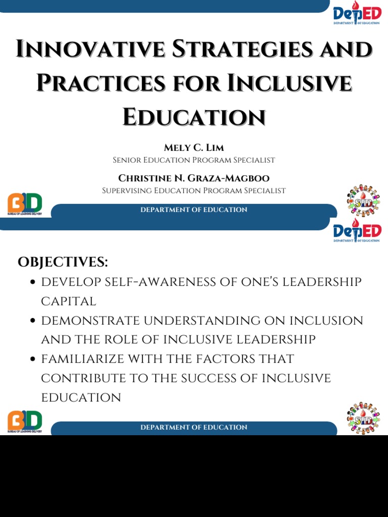 Innovative Strategies and Practices For Inclusive Education | PDF ...