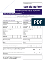 Complaint Form